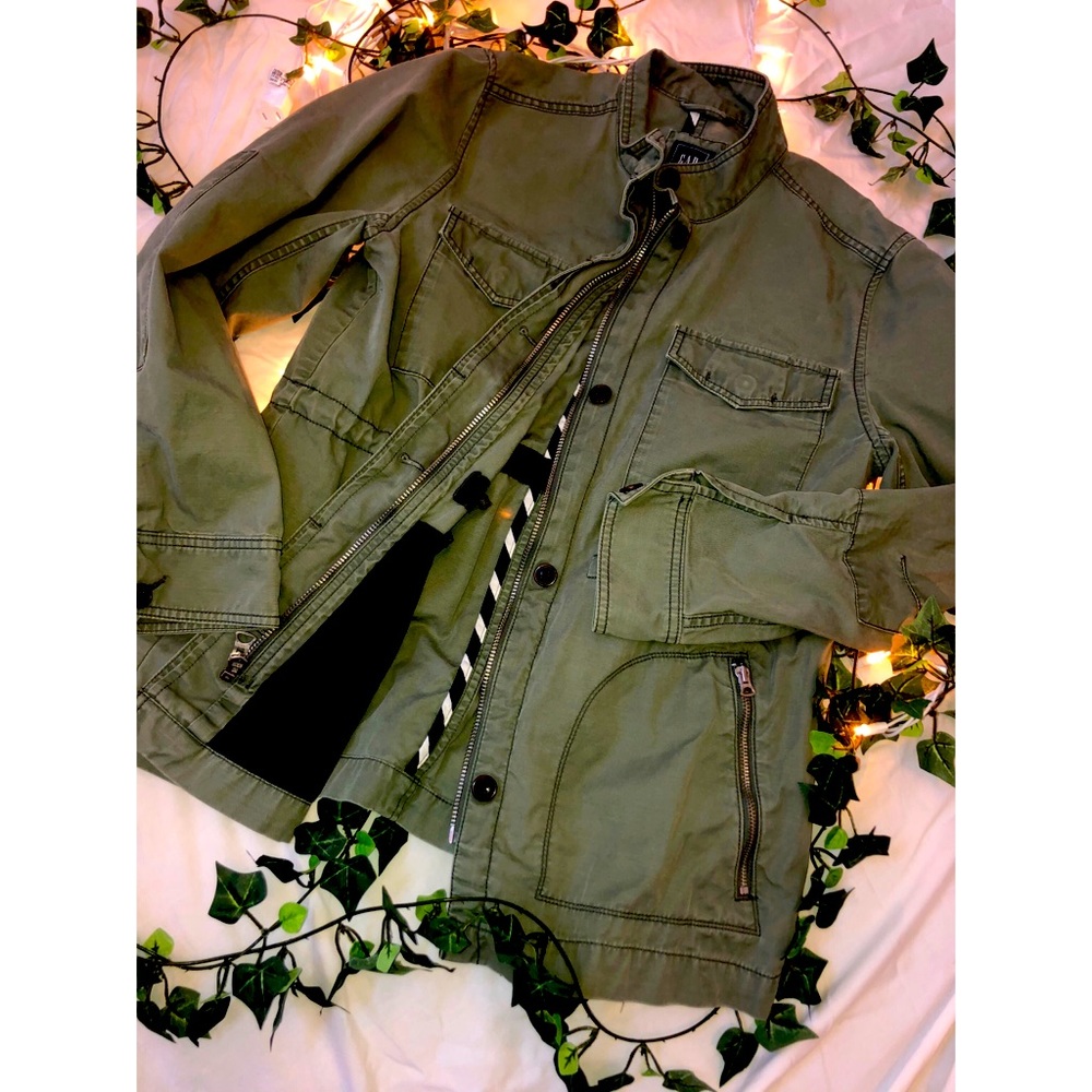 Oversized Olive Spring Jacket